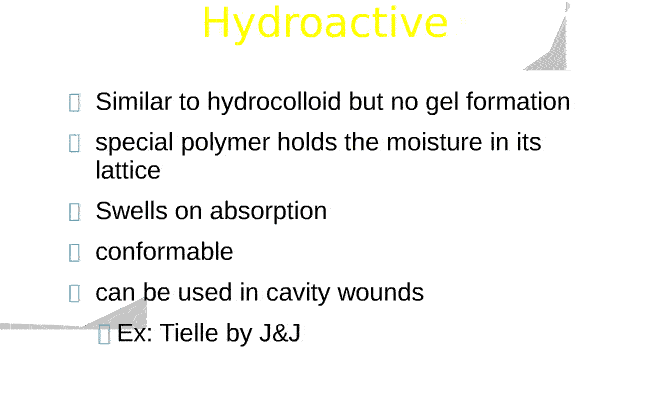 Wound dressing science and art