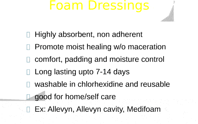 Wound dressing science and art